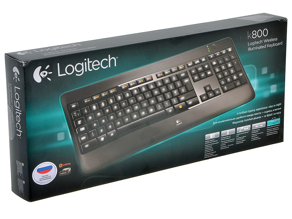 Forord Med vilje parti Logitech K800 Wireless Illuminated Keyboard — Backlit Keyboard,  Fast-Charging, Dropout-Free 2.4GHz Connection — vdcomputers