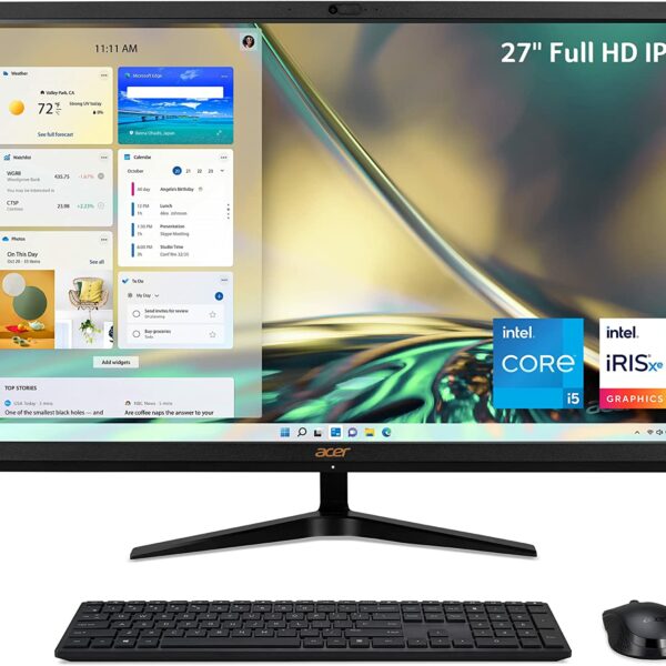 PC Tout-en-un HP - 27'' Full HD - Intel Core I3 1215U - 8 GB - 512 GB -  Windows 11 PRO